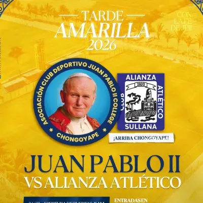 Imagen de Juan Pablo II presentará su plantel 2026 ante Alianza Atlético en la “Tarde AmarillaBBB