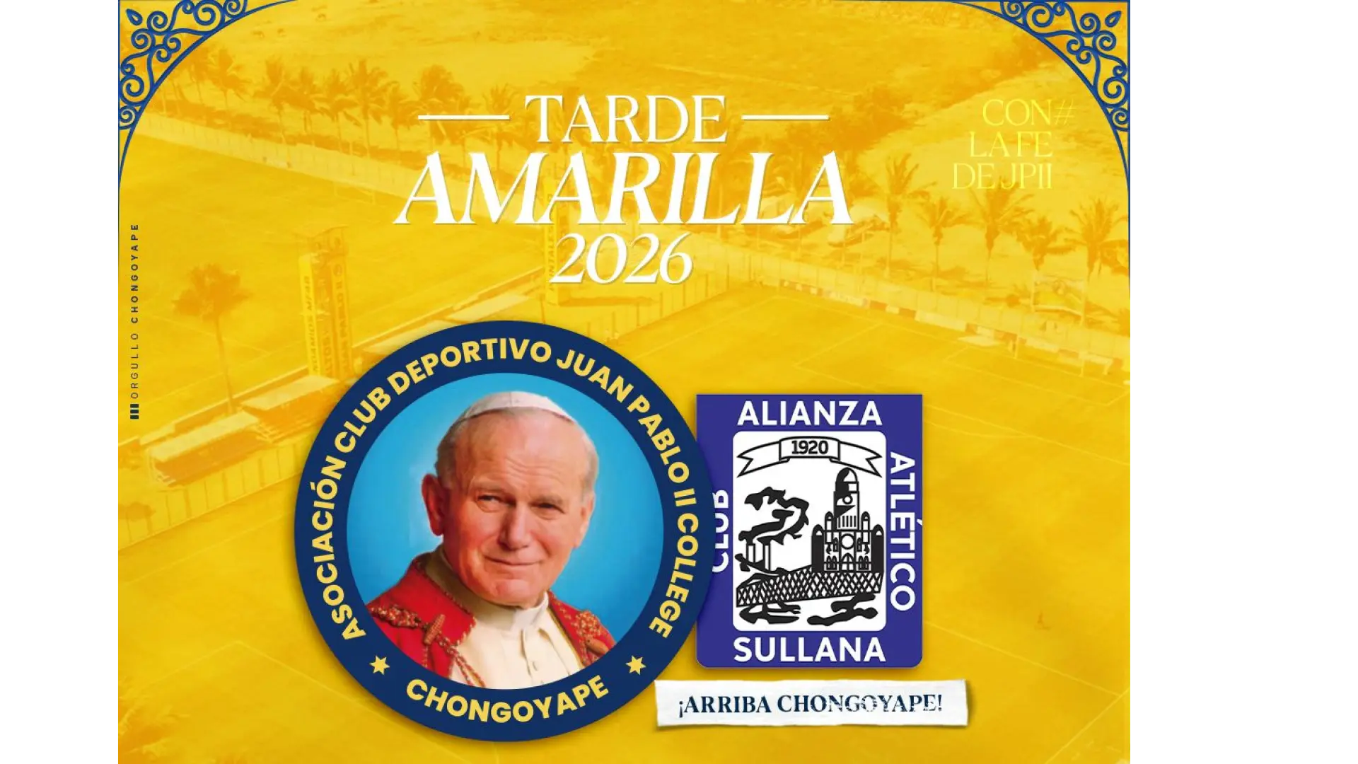 Imagen de Juan Pablo II presentará su plantel 2026 ante Alianza Atlético en la “Tarde Amarilla” back