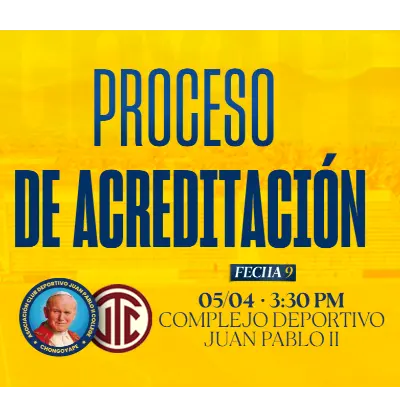 Imagen de PROCESO DE ACREDITACIÓN - LIGA 1 TE APUESTO FECHA 9