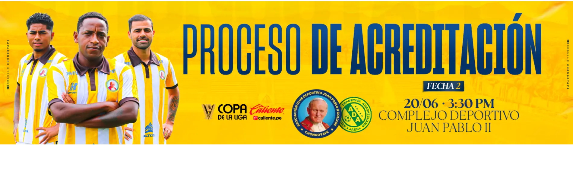 Imagen de PROCESO DE ACREDITACIÓN PARA PRENSA - COPA DE LA LIGA CALIENTE back